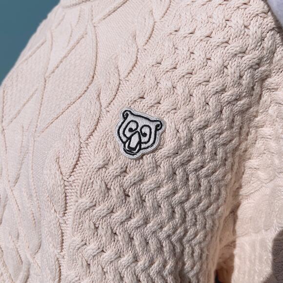 Unisex UCLA White Knitted Oversized Sweater (S) - Picture 4 of 5